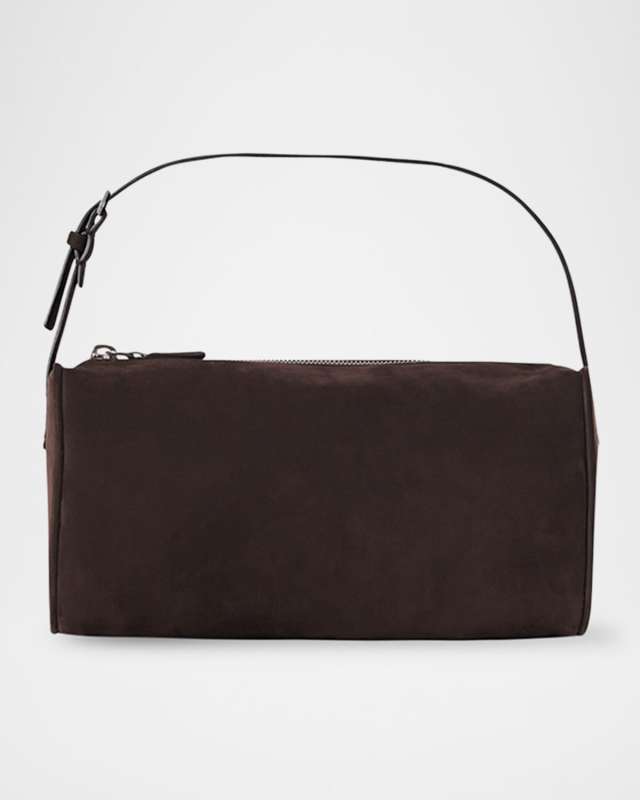 90's Small Top-Handle Bag in Nubuck